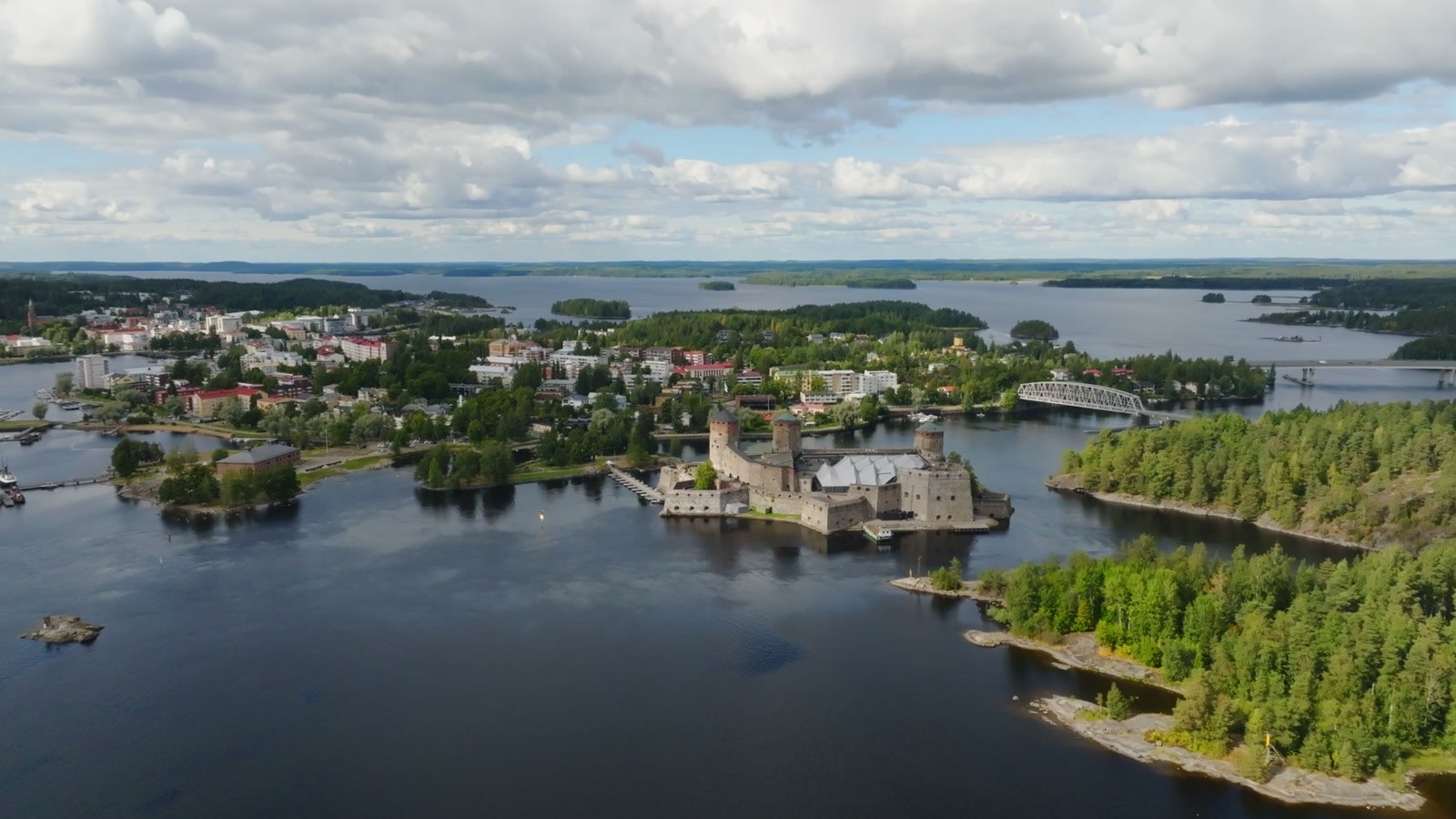 Savonlinna und Olavinlinna – Ansicht aus dem Video