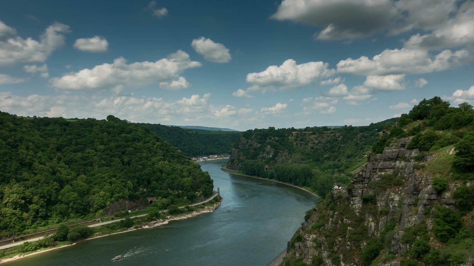 Oberes Mittelrheintal und Loreley – Ansicht aus dem Video