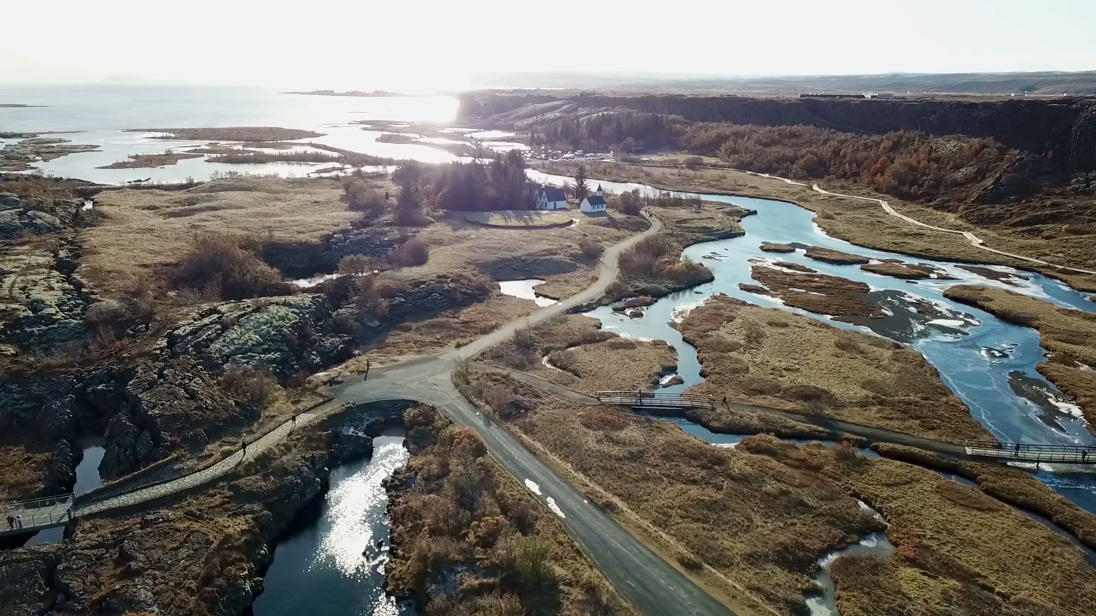 Þingvellir-Nationalpark – Ansicht aus dem Video