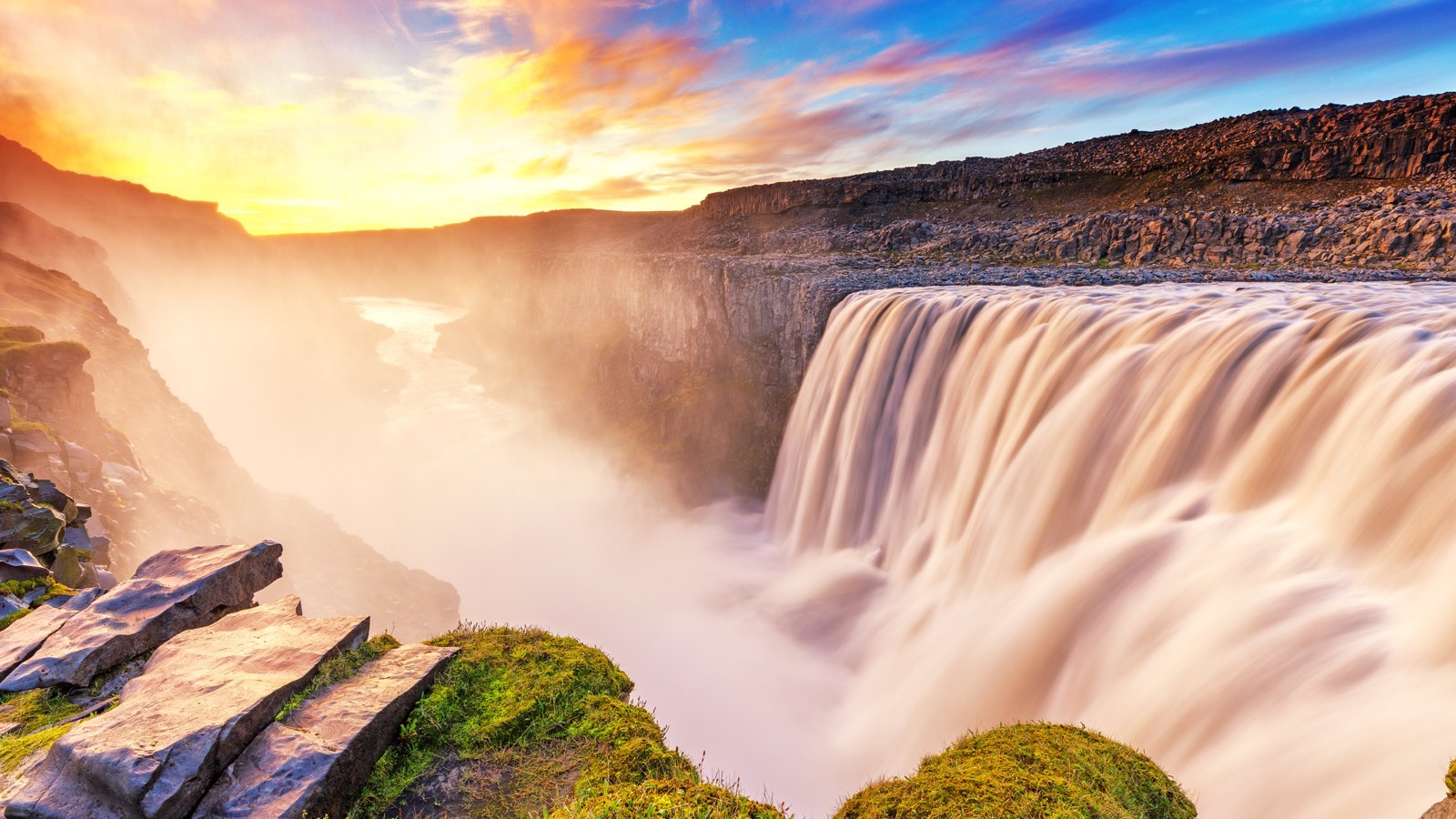 Dettifoss und Jökulsárgljúfur – Foto